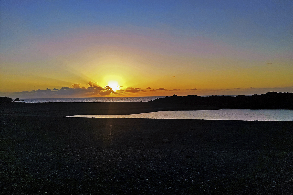 Bermeja beach sunset - yaizart Bermeja beach sunset - yaizart