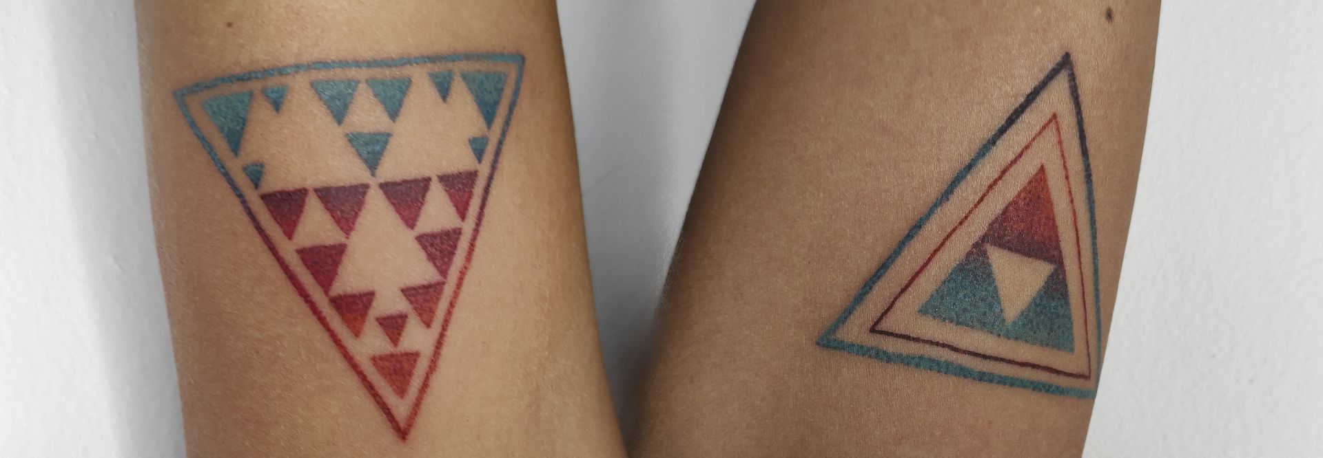 Guanche runes. Lanzarote art in a tattoo