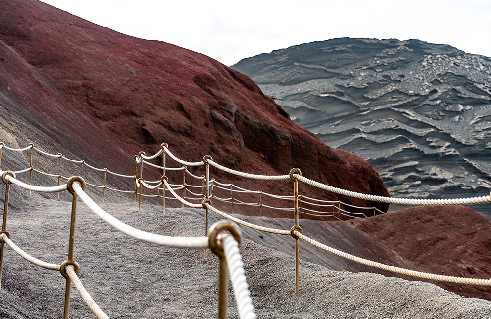 Acceso al Charco de los Clicos en el Golfo