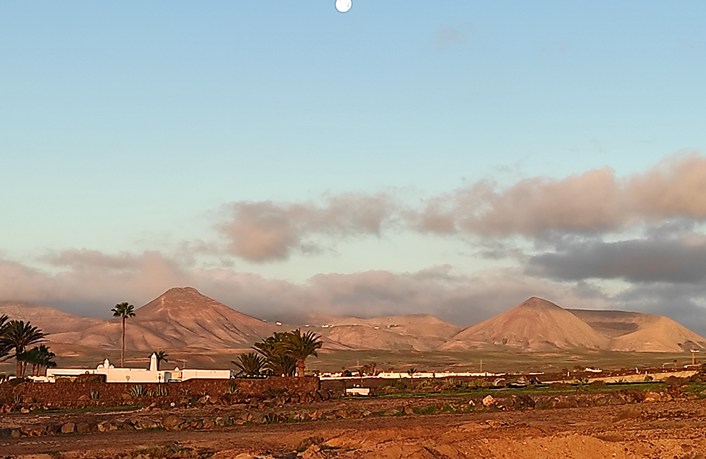 Amanecer desde el barranco del Kikere