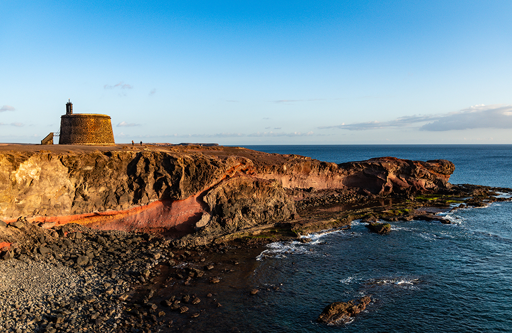 Castillo de las Coloradas en Playa Blanca