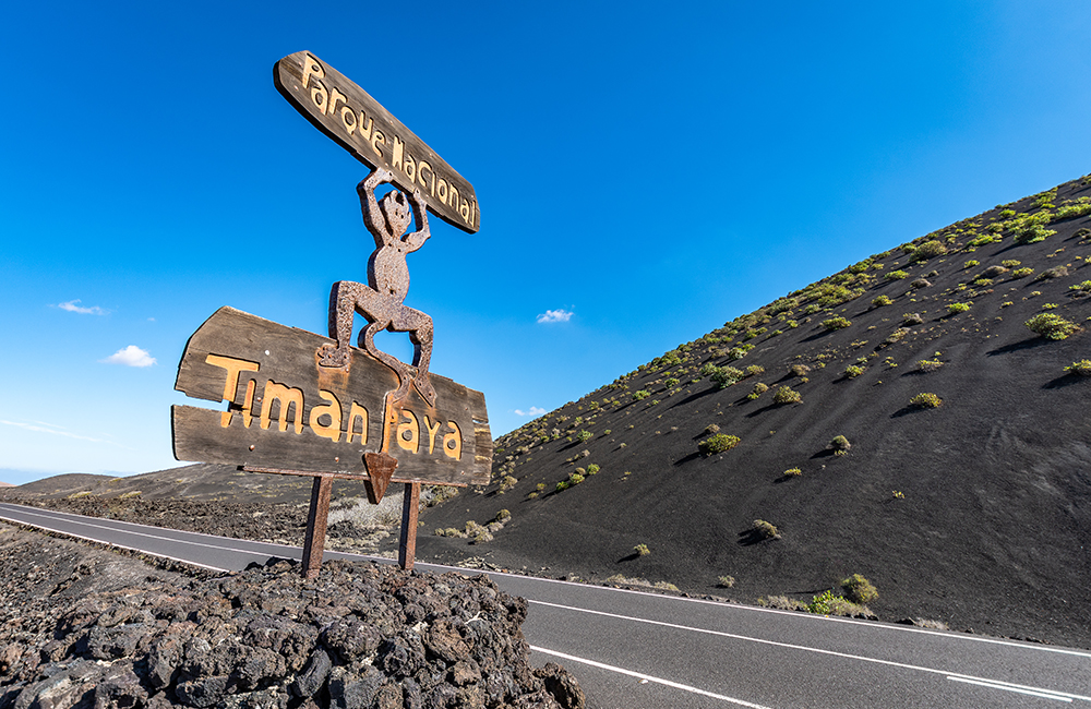 Entrada al Parque Nacional de Timanfaya