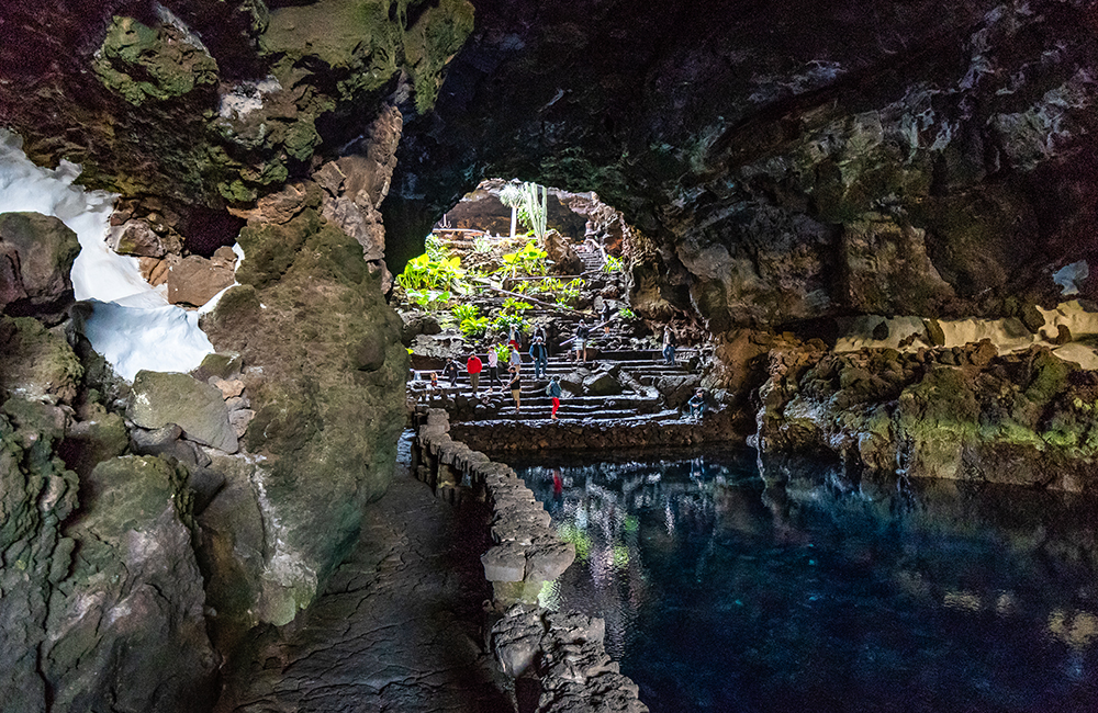 Cave inside the Jameos del Agua