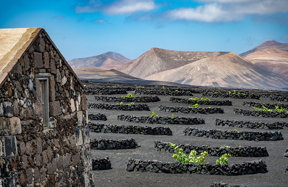 Arquitectura, vino y volcanes