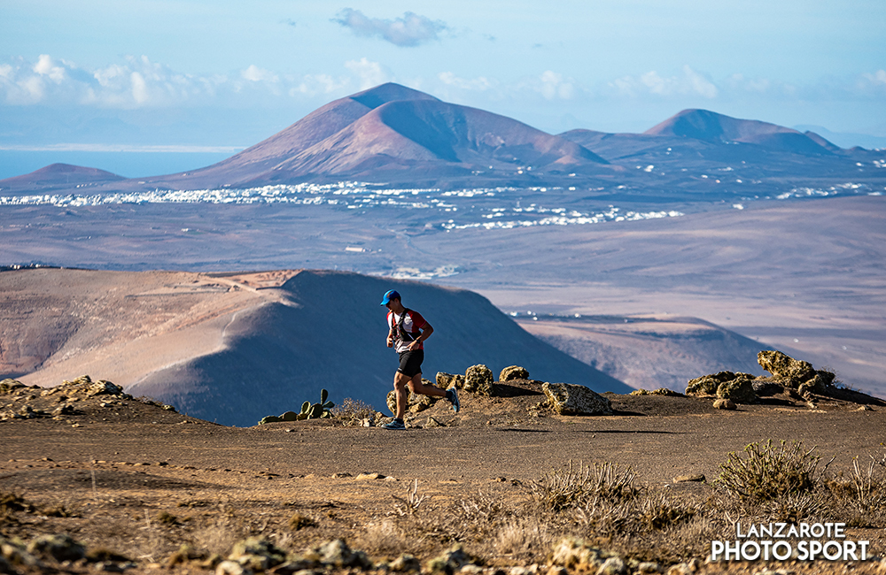 Participant in the Haría extreme race
