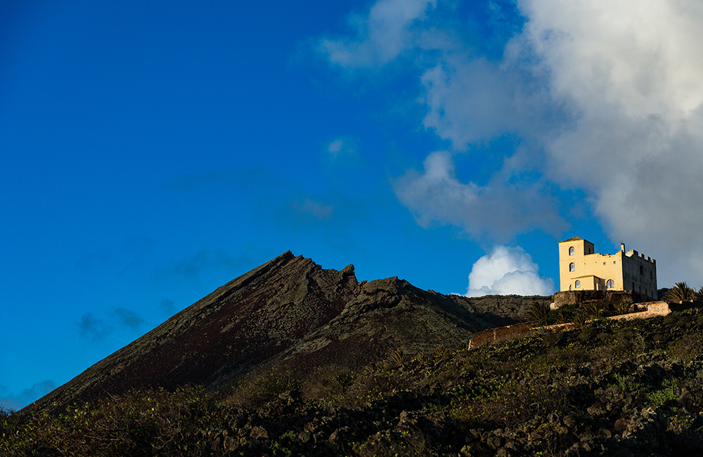 Crater Peak of Corona Volcano Lanzarote