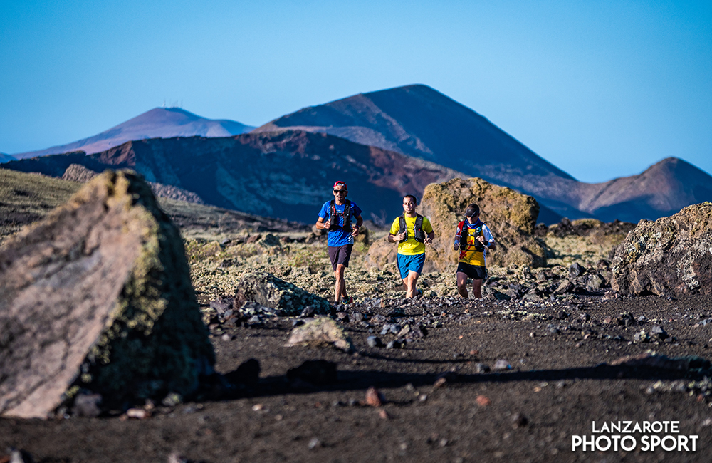 Running entre volcanes en Montaña Colorada