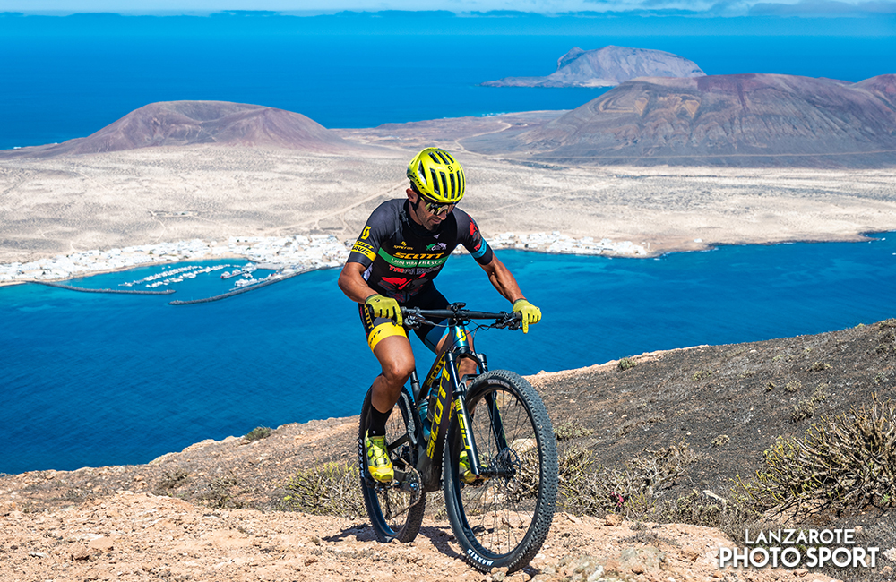 Cycling route in El Río viewpoint