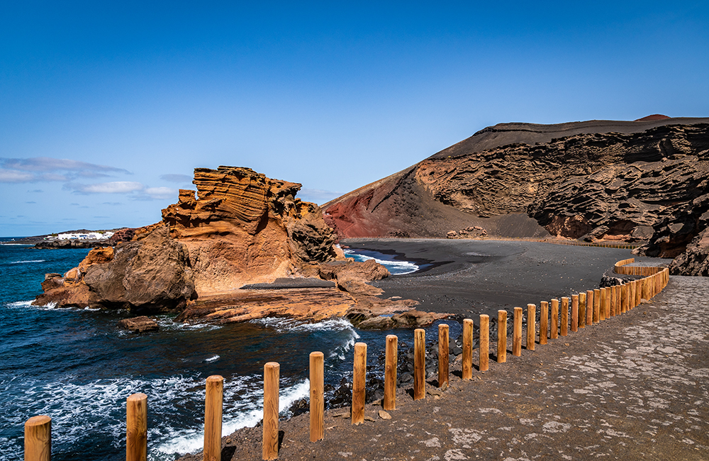 Vista de la playa del Charco de los Clicos