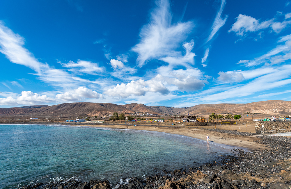 View of Arrieta beach