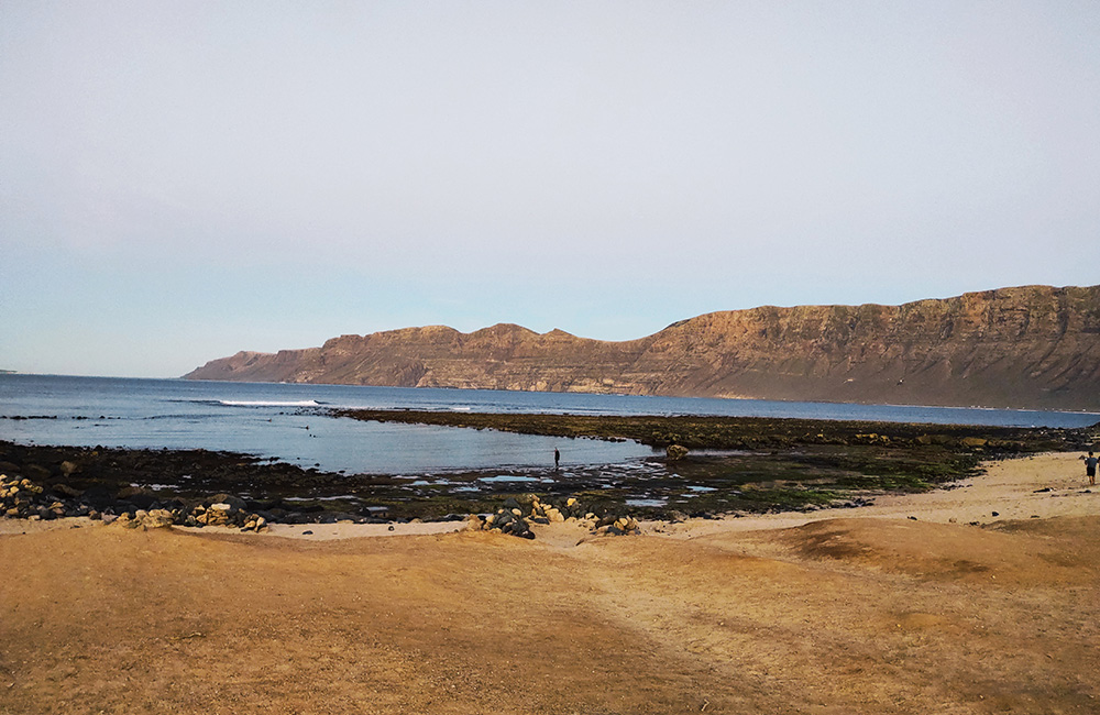 Famara cliff views from San Juan beach